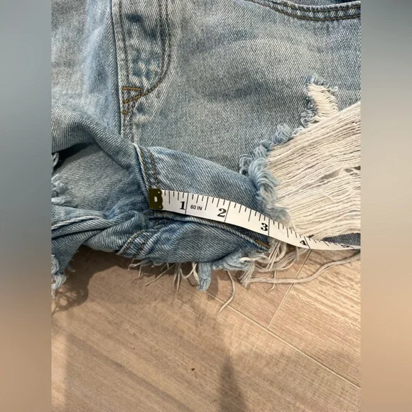 Insane Gene Jean Shorts Overalls Size Small - Picture 11 of 16